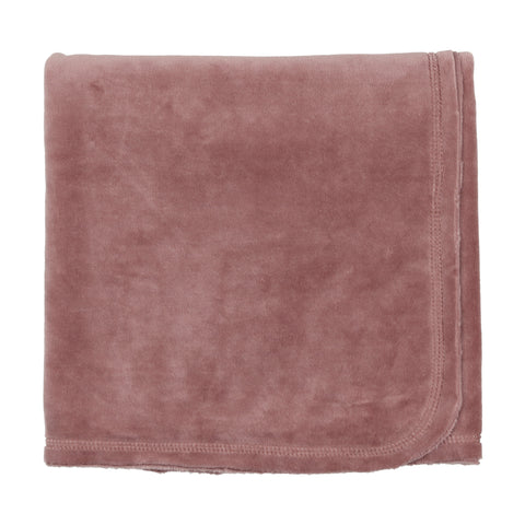 Lil Legs Classic Velour Blanket - Berry