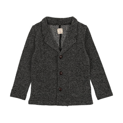 Analogie Tweed Blazer - Black