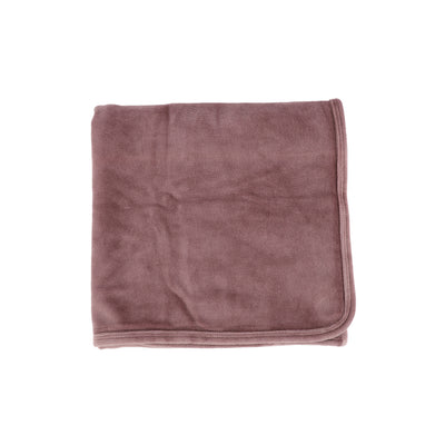 Lil Legs Classic Velour Blanket - Muted Plum