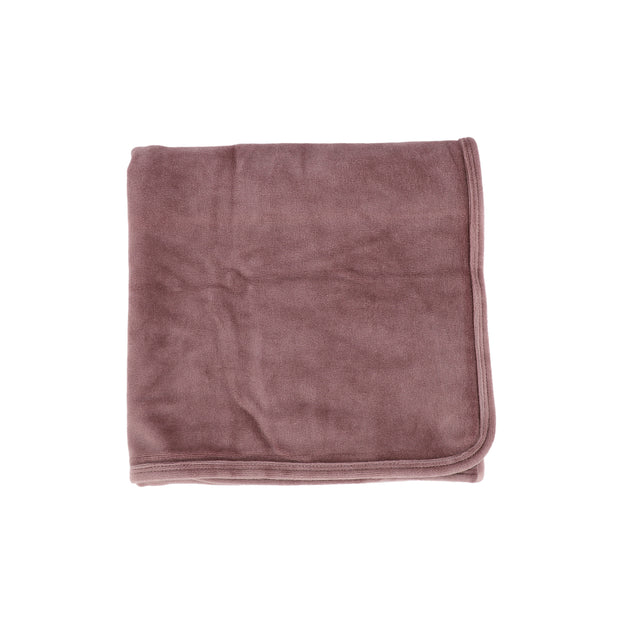 Lil Legs Classic Velour Blanket - Muted Plum