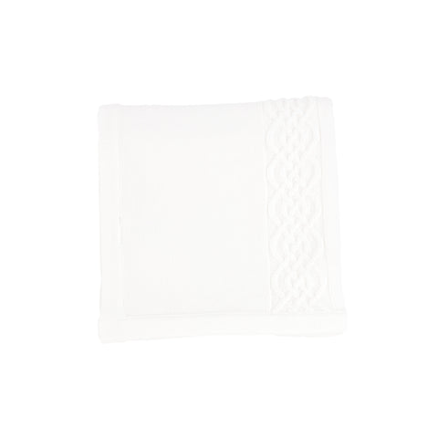 Lilette Knit Bris Blanket - Pure White