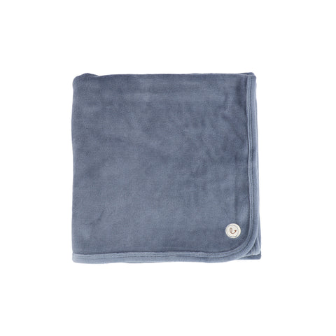 Lilette Velour Blanket - Slate