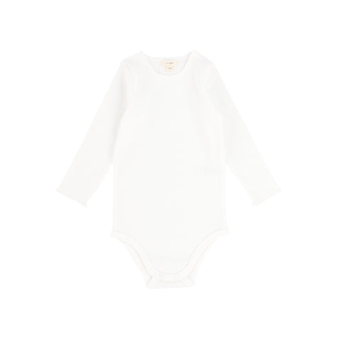 Lil Legs Crewneck Onesie - Winter White