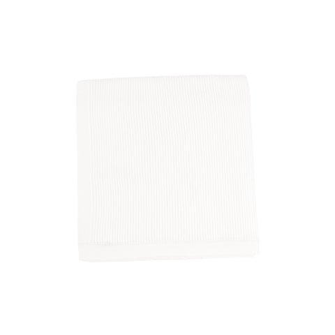 Lilette Knit Bris Blanket - Winter White